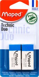 Набор ластиков Maped Technic Duo / 011712 (2шт, белый/голубой)