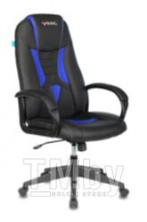 Кресло геймерское Бюрократ Viking-8N (искусственная кожа черный/синий)