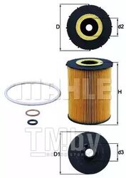 Фильтр масляный BMW 5 (E60), 6 (E63), 7 (E65) 4,0/4,5/5,0 KNECHT OX636D
