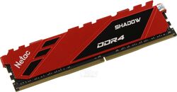 Оперативная память Netac Shadow DDR4-3200 16GB C16 Red NTSDD4P32SP-16R