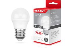 Лампа светодиодная Шарик (GL) 9,5Вт E27 903Лм 6500K холодный свет REXANT
