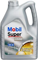 Моторное масло Mobil Super 3000 X1 Formula FE 5W-30 5 л 151525