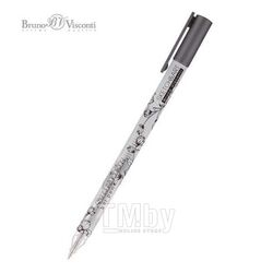 Ручка гелевая Sketch&Art "UniWrite.SILVER", 0,8мм, клип, серебряная Bruno Visconti 20-0312/01