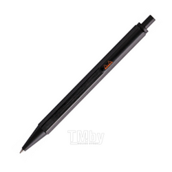 Ручка шарик. "scRipt" 0,7 мм, метал., черный, стерж. черный Rhodia 9389C
