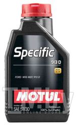 Моторное масло Motul 5W30 (1L) Specific Ford 913D ACEA A5 B5 FORD WSS M2C 913 D (100% синт.) 104559