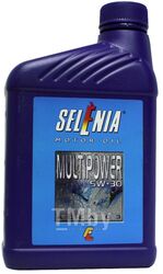 Моторное масло SELENIA MULTIPOWER C3 5W30 1L ACEA C3 API SM CF FIAT 9.55535-S3 C.T.R. NF129.F11 70551E18EU