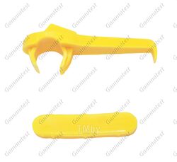 Накладки пластиковые для монтажной головки шиномонтажного стенда LC (желтые), арт.№C-54-8000007 + C-54-1300014 Horex