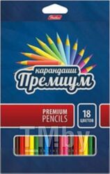Набор цветных карандашей Hatber Премиум / BKc_18840 (18цв)
