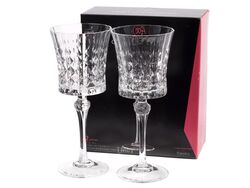 Набор бокалов для вина стеклянных "Lady Diamond" 2 шт. 270 мл (арт. Q9143, код 246045)