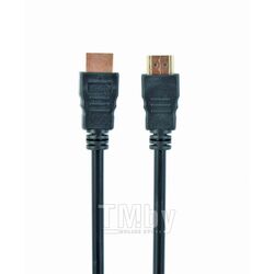 Кабель Cablexpert HDMI CC-HDMI4L-10M, 10м, v2.0, 19M/19M, серия Light, черный, позол.разъемы, экран,