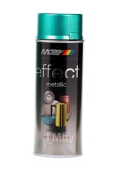 Краска DECO металлик-эффект зеленая 400мл MOTIP 302513