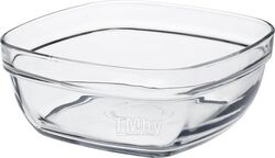 Салатник стеклянный, 140 мм, квадратный, серия Lys Carre Clear, DURALEX