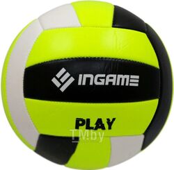 Мяч волейбольный Ingame Play (черный/белый/зеленый)