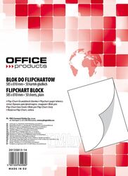 Блок бумажный для флип-чарта 585х810 мм, 50 листов (60-70gsm) Bi-office 20135813-14