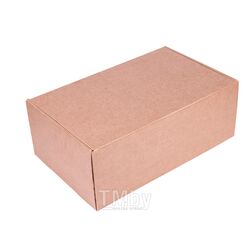 Коробка подарочная "34931" 40*25*15 см, самосборная, картон, коричневый Happy Gifts 34931