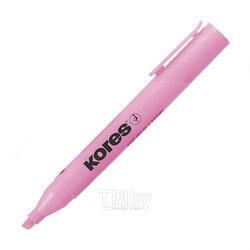 Маркер текстовый "High Liner Plus" розовый пастельный Kores 36032.01