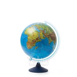 Глобус D=32см с физической картой Земли КЛАССИК ЕВРО, голуб.подставка Globen Ке013200224