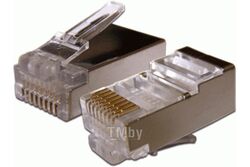 Коннектор RJ45 STP 8P8C, универсальный, для толстого кабеля, cat.6 TWT TWT-PL45/S-8P8C-6T