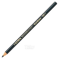 Уголь-карандаш "Rembrandt Carbon" обезжиренный/средний, HB, черный LYRA L2035003