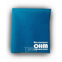 Салфетка из микроволокна "Микрополимер Классик", 310 г/м2, 35*40см, синий Cleanton 9043854