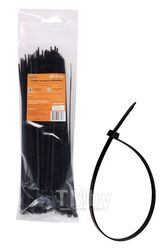 Стяжки (хомуты) кабельные 3,6x250 мм, пластиковые, черные, 100 шт.(ACT-N-24)