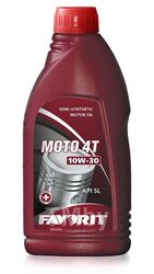 Моторное масло FAVORIT 4-TAKT SAE 10W30 1L API SL MOTO 51974