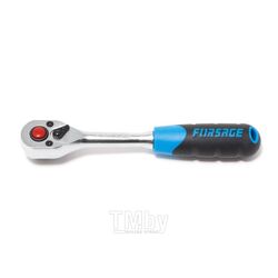 Трещотка с резиновой ручкой усиленная 1/4(72зуба) Forsage F-80722A