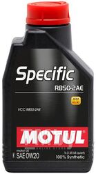 Моторное масло Motul 0W20 (1L) Specific RBS0-2AE 106044