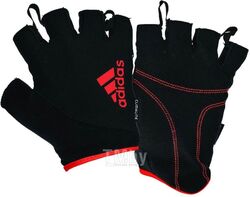 Перчатки для пауэрлифтинга Adidas Essential Gloves / ADGB-12324RD (X, красный)