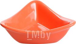 Салатник керамический, 132 мм, треугольный, серия Адана, оранжевый, PERFECTO LINEA
