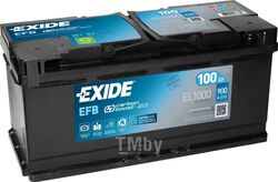 Аккумулятор Start-Stop EFB 100Ah 900A (R+) 353x175x190 mm EXIDE EL1000