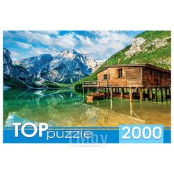 Пазлы 2000 элементов Италия.Летнее озеро Брайес TOPpuzzle ГИТП2000-4848
