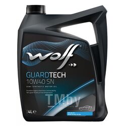 Моторное масло (PN 8310294) GuardTech 10W-40 SN 4 л Wolf 16127/4