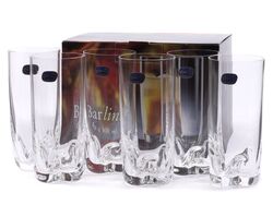 Набор стаканов стеклянных "barline" 6 шт. 300 мл Crystalex 25089/133/300