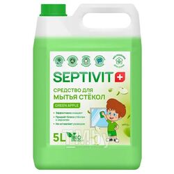 Средство для мытья стекол Septivit Green Apple (5л)