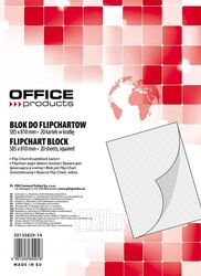 Блок бумажный для флип-чарта 585х810 мм, 20 листов, клетка (60-70gsm) Bi-office 20135829-14
