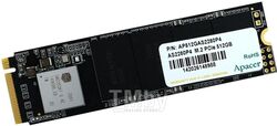 Накопитель SSD Apacer AS2280P4 512GB (Bulk) (AP512GAS2280P4) (M.2, PCI Express 3.0 x4, 3D TLC NAND, скорость чтения/записи: 3000/2000Мб/с)