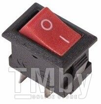 Выключатель клавишный 250V 3А (2с) ON-OFF красный Micro (RWB-101) REXANT