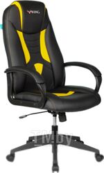 Кресло геймерское Бюрократ Viking-8N/BL-YELL (искусственная кожа черный/желтый)