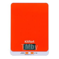 Кухонные весы Kitfort КТ-803-5, оранжевые