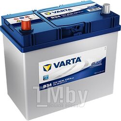 Аккумулятор VARTA BLUE DYNAMIC 12V 45Ah 330A (L+) 11,43kg 238x129x227 мм VARTA 545158033