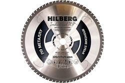 Диск пильный 305 Hilberg Industrial TOP Металл 305*72Т*25,4 mm, MAX RPM 2000