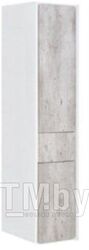 Шкаф-полупенал для ванной Roca Ronda ZRU9303006 (бетон/белый матовый)