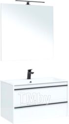 Комплект мебели для ванной Aquanet Lino 90 / 271957