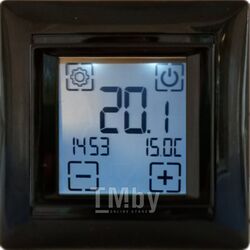 Терморегулятор для теплого пола Spyheat SDF-421H (черный)