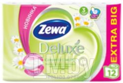 Туалетная бумага Zewa Deluxe Ромашка (1x12рул)