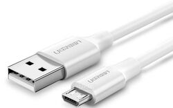 Кабель UGREEN USB 2.0 A to Micro USB Cable Nickel Plating 0.25m US289 (White) (60139)