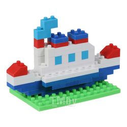 Ластик "IWAKO BLOCKS Steamboat Kit", блистер ER-GLB304