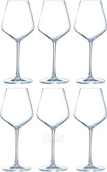 Набор бокалов для вина стеклянных "ultime" 6 шт. 280 мл Cristal Darques N4314