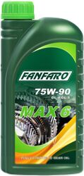 Трансмиссионное масло Fanfaro Max-6 75W90 GL-4/GL-5 (1л)